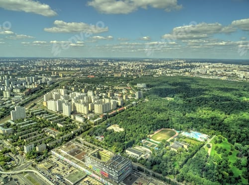 Preview: Moscow Cityscape From Above