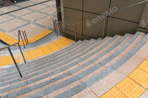 Preview: Big Empty Curved Stairway In Hong Kong