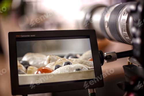 Preview: Tv Camera In The Studio Of The Culinary Program.