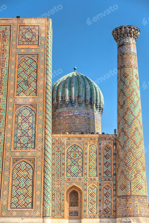 Preview: Sherdor Madrasah, Samarkand, Uzbekistan, Hdr Image