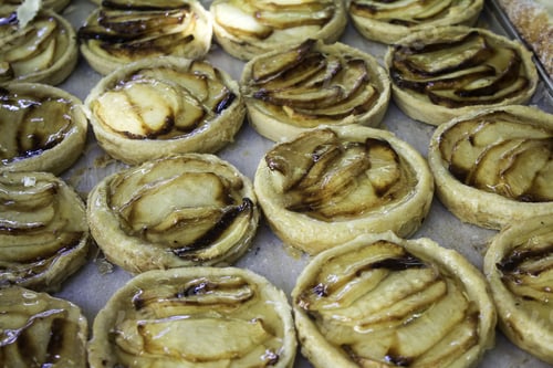 Preview: Apple Pie Caramelized In Food Market, Pastry Shop