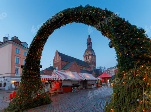 Preview: Riga. New Year'S Arch.