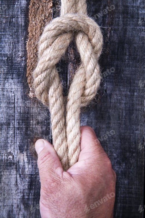 Preview: Rope And Knot On Background