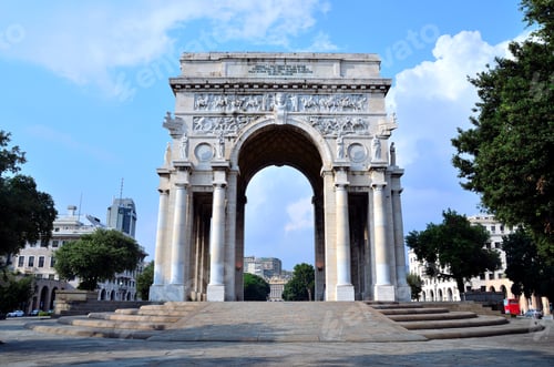 Preview: Victory Square And The Arc De Triomphe, Genoa, Italy
