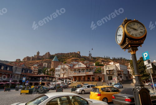 Preview: View Of The Old Town And The Citadel Narikala. Tbilisi. Georgia.
