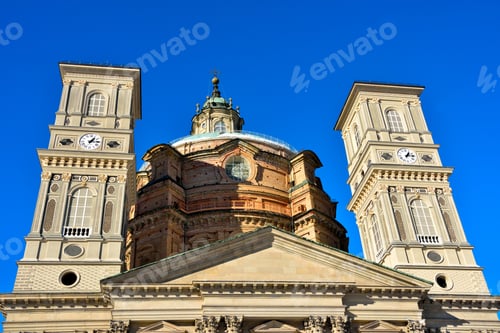 Preview: Sanctuary Of Vicoforte, Cuneo (Italy). The Sanctuary Has The Largest Elliptical Dome In The World
