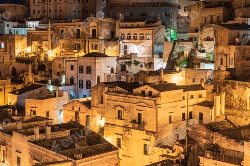 Preview: Sassi Di Matera At Night. European Capital Of Culture.