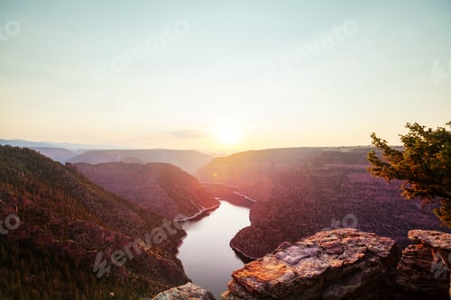 Preview: Hiker In Flaming Gorge Recreation Area