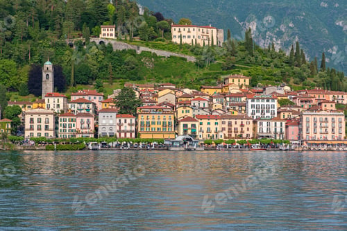 Preview: Colourful Houses At Bellagio Town In Italy