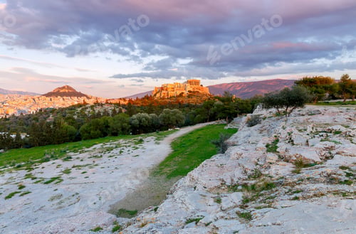Preview: Athens. The Parthenon On The Acropolis.