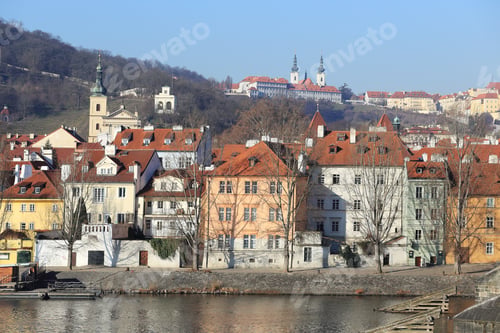 Preview: View On The Spring Prague St. Nicholas' Cathedral, Czech Republic