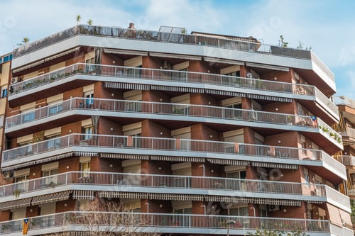 Preview: Cheap Apartment Building With Big And Long Balconies