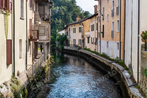 Preview: Typical Views Of The Village Of Polcenigo. At The Source Of The Livenza