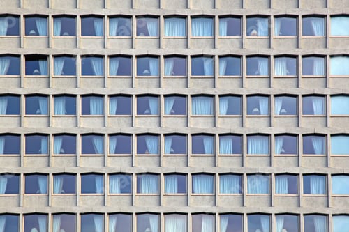 Preview: Concrete And Glass Facade Abstract Architectural Pattern