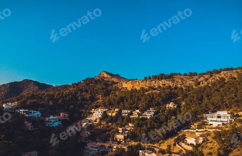 Preview: Some Mountains With Houses At Spain