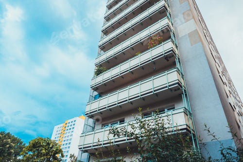 Preview: Plattenbau Building At East Berlin, Germany