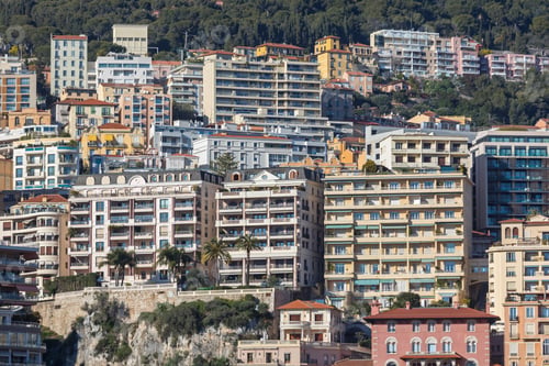 Preview: Residential Buildings In Monaco At Sunny Day