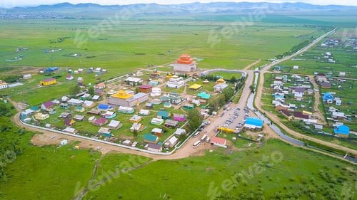 Preview: Ivolginsky Datsan. Buddhist Temple Located In Buryatia, Russia. Was Opened In 1945 As The Buddhist