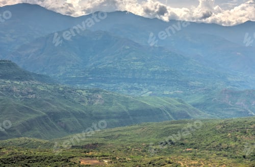 Preview: Andean Landscape Near Barichara, Colombia