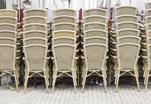 Preview: Wicker Bar Chairs Catering Business, Urban