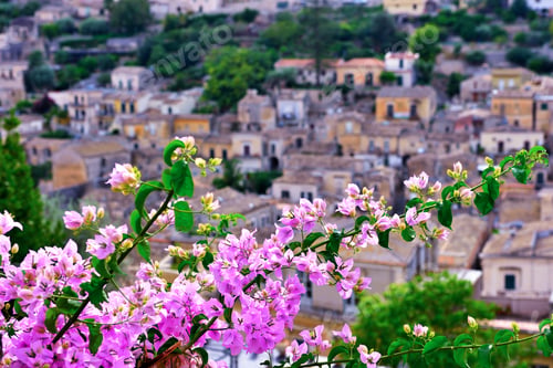 Preview: Panorama Of Modica Sicily Italy