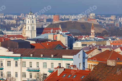 Preview: Vilnius. Aerial View Of The City.