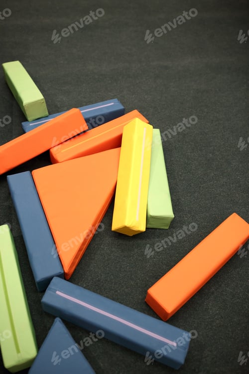 Preview: Soft Figures On Floor At Indoor Playground