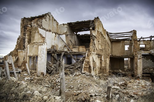 Preview: Belchite Abandoned Town, Mystery And Horror, Spirits