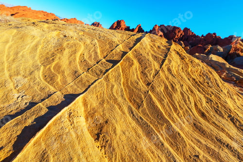 Preview: Valley Of Fire State Park, Nevada, Usa. Unusual Natural Landscapes.