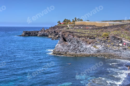 Preview: La Palma Island Coastline, Spain, Hdr Image