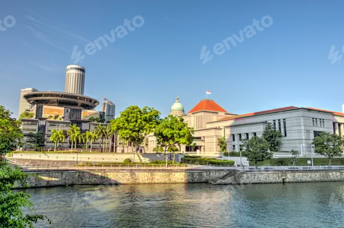 Preview: Singapore Waterfront, Hdr Image