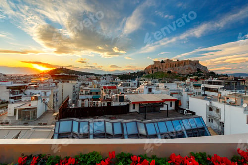 Preview: Athens. The Parthenon On The Acropolis.