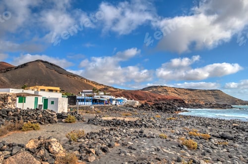Preview: El Golfo, Lanzarote, Hdr Image