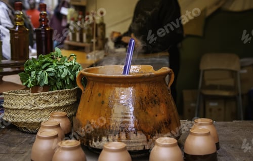 Preview: Mulled Wine In Vessel, Craft Product, Drink And Alcohol