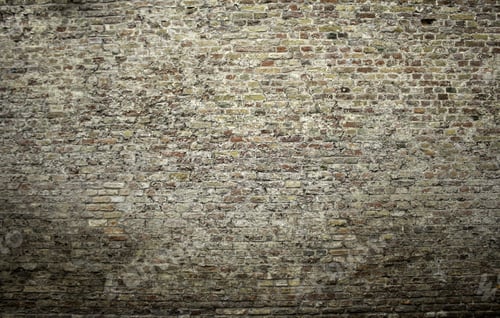 Preview: Weathered Brick Wall Background with a Gritty Texture