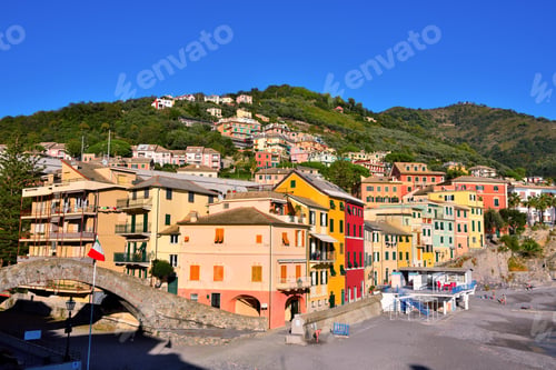 Preview: Historic Buildings In Bogliasco Genoa Italy