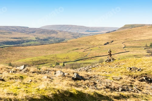 Preview: Cairn On Stags Fell In Wensleydale In The Yorkshire Dales