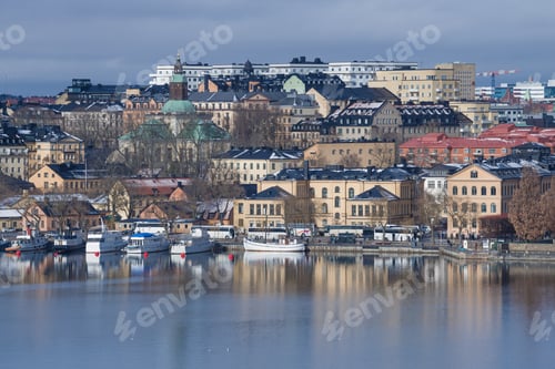 Preview: Cloudy March Day In Stockholm. Sweden