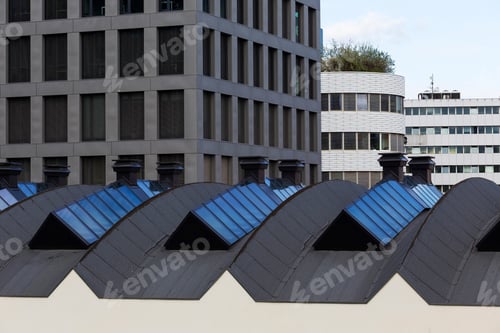 Preview: Detail Of The Modern Building On The Sky