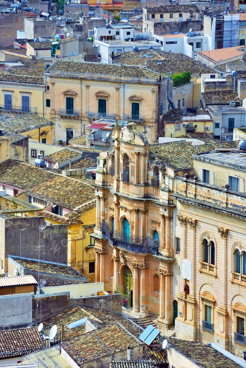 Preview: Church Of San Giovanni Evangelist In Baroque Architectural Style Scicli Sicily Italy