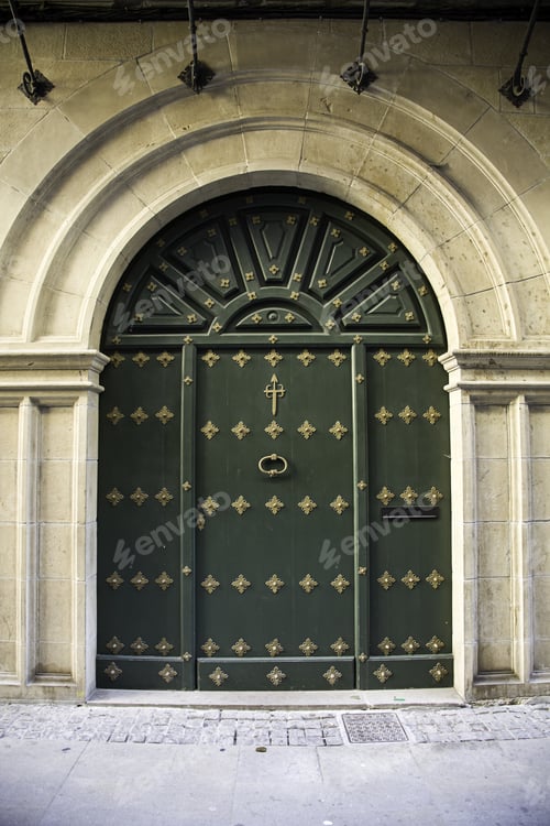 Preview: Aged Wooden Door Lock, Construction