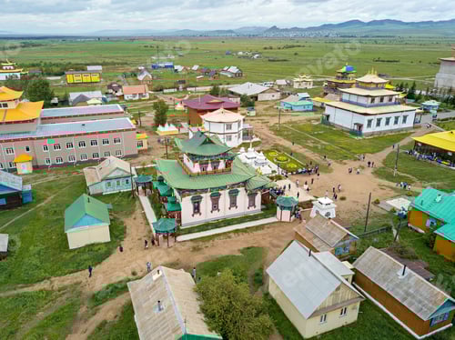 Preview: Ivolginsky Datsan. Buddhist Temple Located In Buryatia, Russia. Was Opened In 1945 As The Buddhist