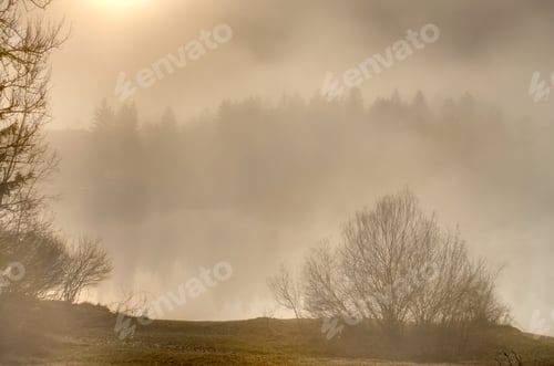 Preview: Bohinj Lake, Slovenian Alps, Hdr Image