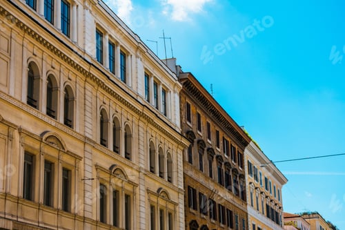 Preview: Typical Apartment Buildings At Rome, Italy
