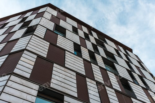 Preview: Modern Facade Of Office Or Apartment Building