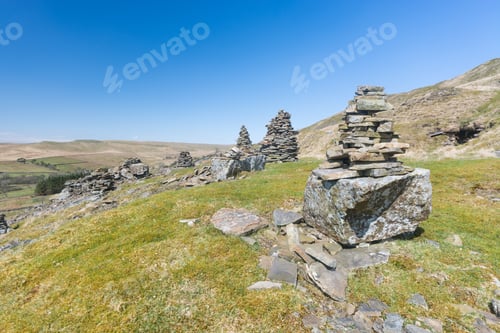 Preview: Stags Fell Stone Mine Cairns In Wensleydale