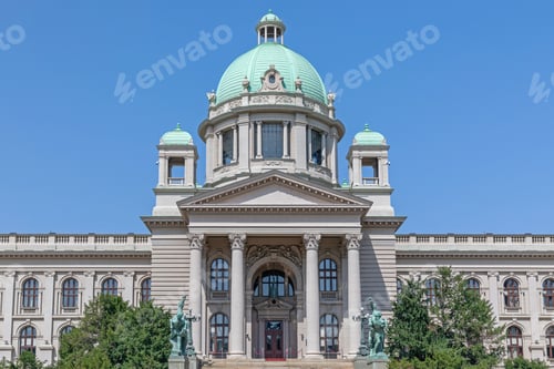 Preview: National Assembly Of Serbia In Capital City Belgrade