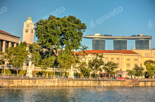 Preview: Singapore Waterfront, Hdr Image