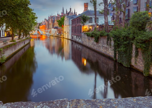 Preview: Bruges. Green Channel.