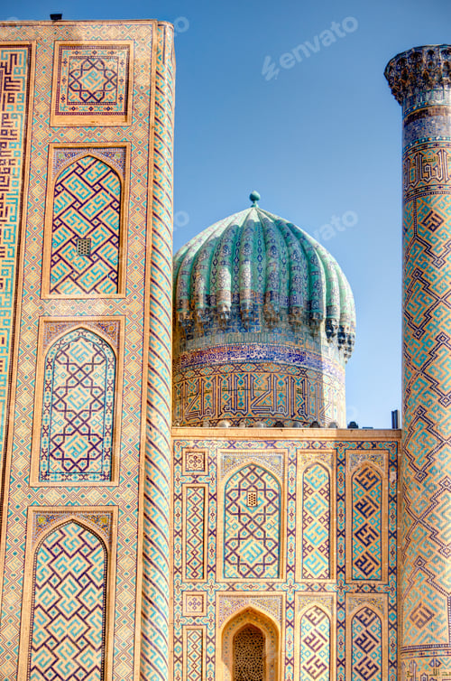 Preview: Sherdor Madrasah, Samarkand, Uzbekistan, Hdr Image